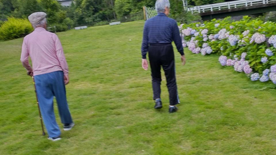 京都府長岡京市グループホームだいのじ隣公園風景