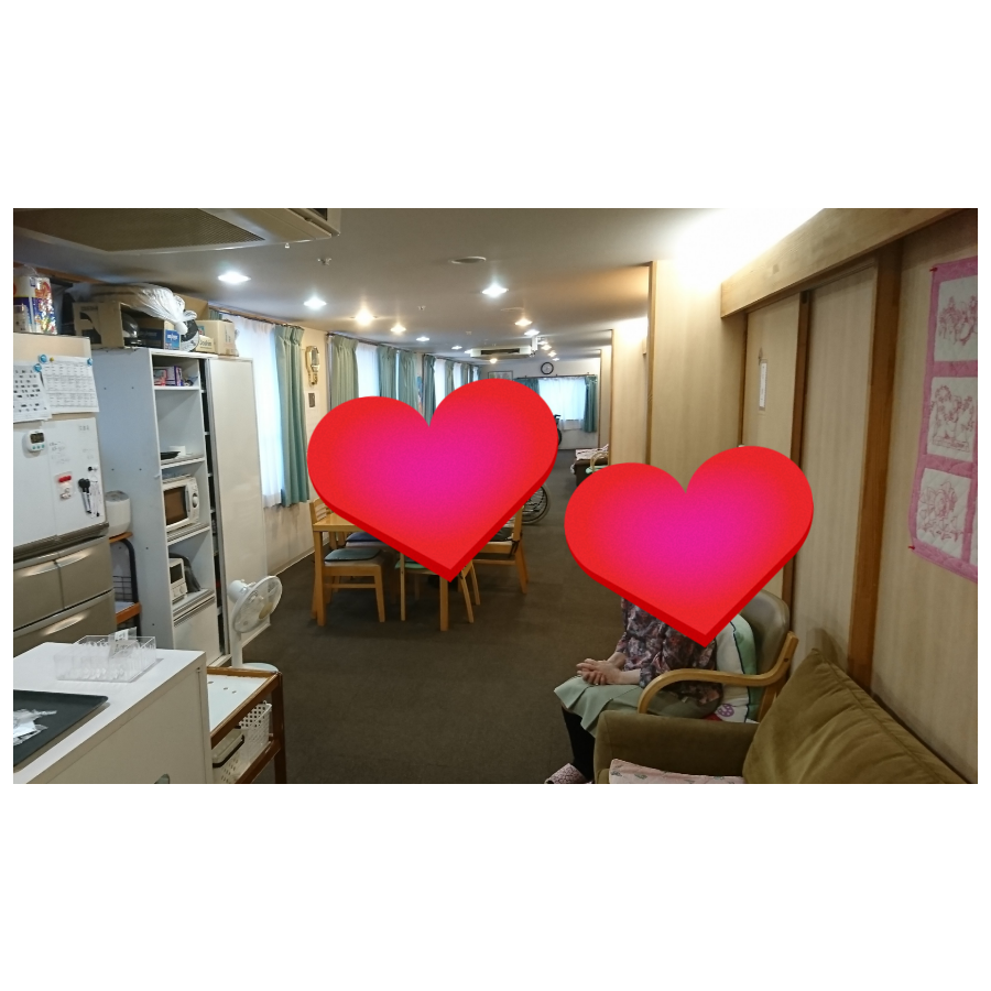 京都府長岡京市認知症対応型共同生活介護グループホームだいのじリビング風景